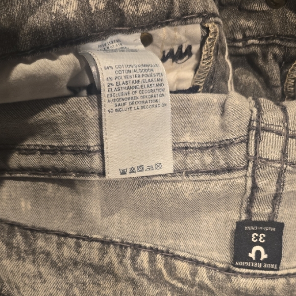 True Religion Gray Ricky Jeans - Picture 4 of 5